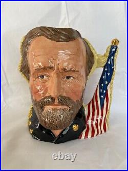 Royal Doulton Ulysses S. Grant/ Robert E. Lee Large Toby Jug D-1675 7'