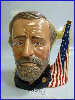 Royal Doulton Ulysses S. Grant/ Robert E. Lee Large Toby Jug D-6698 7'