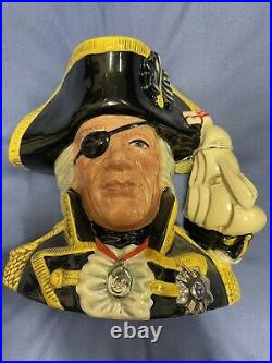 Royal Doulton Vice Admiral Lord Nelson D6932 Large Character Jug