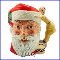 Royal Doulton Vintage 1981 Santa Claus Toby Jug Mug Large 8 Doll Handle SIGNED