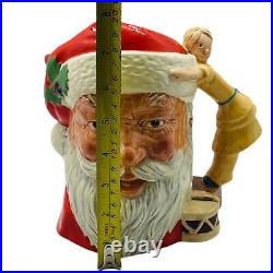 Royal Doulton Vintage 1981 Santa Claus Toby Jug Mug Large 8 Doll Handle SIGNED