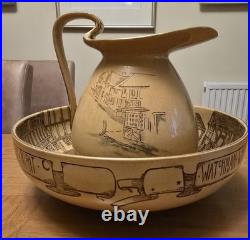 Royal Doulton Watcher Of the Nght Jug and Basin Set. Very Rare