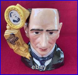 Royal Doulton Wilbur Wright D7179 Toby Jug Mug LE 455/1000 Large Signed NIB
