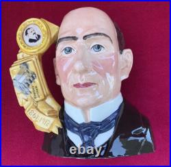 Royal Doulton Wilbur Wright D7179 Toby Jug Mug LE 455/1000 Large Signed NIB