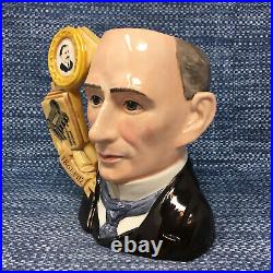 Royal Doulton Wilbur Wright Toby Jug D7179 Large 7 England Mint