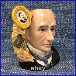 Royal Doulton Wilbur Wright Toby Jug D7179 Large 7 England Mint