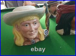 Royal Doulton Wild West Collection Mugs Jugs 6pce 1984