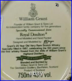 Royal Doulton William GRANT WHISKEY CHARACTER JUG SUPER NICE