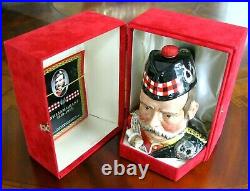 Royal Doulton William Grant Character Scotch Whiskey Jug/Decanter Mint Condition