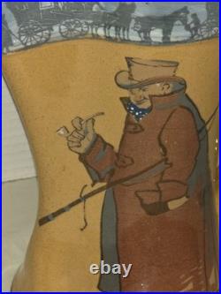 Royal Doulton William Ye DriverSeries Ware Pitcher Signed By Noke #D2645NICE