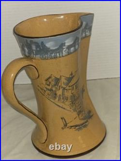 Royal Doulton William Ye DriverSeries Ware Pitcher Signed By Noke #D2645NICE