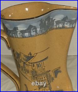 Royal Doulton William Ye DriverSeries Ware Pitcher Signed By Noke #D2645NICE