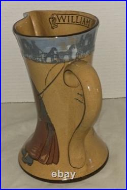 Royal Doulton William Ye DriverSeries Ware Pitcher Signed By Noke #D2645NICE