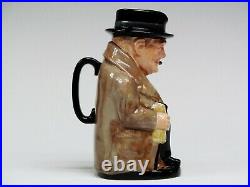 Royal Doulton Winston Churchill Character Toby Jug. By Harry Fenton, 9 1/2Height