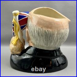 Royal Doulton Winston Churchill D6907 Character Jug Of The Year 1992 Bulldog COA