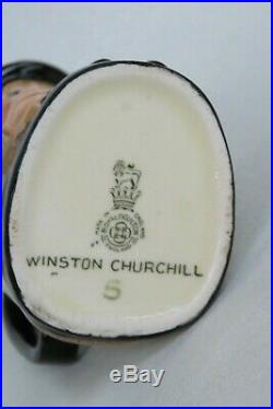 Royal Doulton Winston Churchill English Small Toby Jug Character Mug 1534B