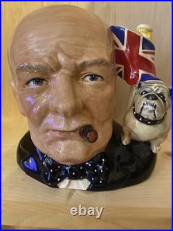 Royal Doulton'Winston Churchill' Large Character Jug of the Year (D6907) 1992