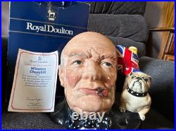 Royal Doulton'Winston Churchill' Large Character Jug of the Year (D6907) 1992