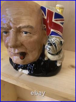 Royal Doulton'Winston Churchill' Large Character Jug of the Year (D6907) 1992