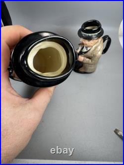 Royal Doulton Winston Churchill Toby Jug Set of 3 England No Chips