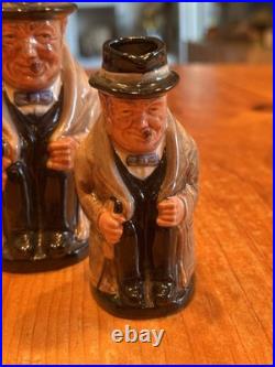 Royal Doulton Winston Churchill Tony Jugs Set Of 3 Sizes Mint get deal