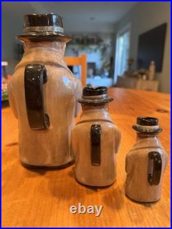 Royal Doulton Winston Churchill Tony Jugs Set Of 3 Sizes Mint get deal