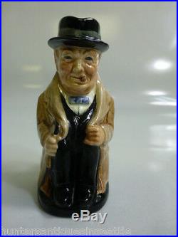 Royal Doulton Winston Churchill small Toby Jug # D-6175