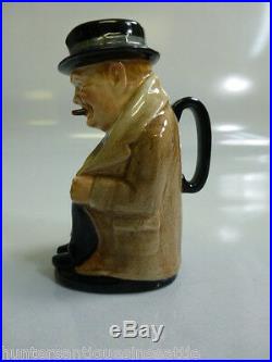 Royal Doulton Winston Churchill small Toby Jug # D-6175