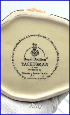 Royal Doulton Yachtsman Character Jug D6820 Limited Edition Canada Show 1988 750
