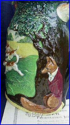 Royal Doulton jug MASTER OF FOXHOUNDS ltd edt of 500 worldwide circa 1930 + CERT