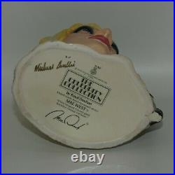 Royal Doulton large character jug MAE WEST D6688 The Celebrity Collection signed