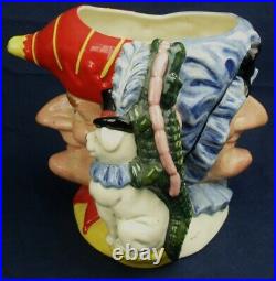Royal Doulton large character jug PUNCH & JUDY MAN ltd edt collectors club only