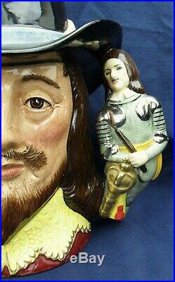 Royal Doulton large double handled character jug KING CHARLES 1st LTD EDT D6917