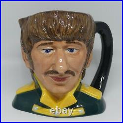 Royal Doulton mid size character jug The Beatles Ringo Starr D6726 slight af