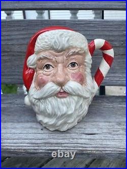 Royal Doulton'santa Claus' Candy Cane Large Character Jug D6793 Very Rare