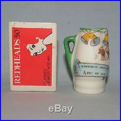Royal Doulton seriesware miniature jug CHRISTMAS SANTA CLAUS jug c. 1904-1914