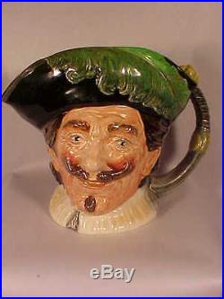 Royal doulton large character jug cavalier with goatee circa 1940