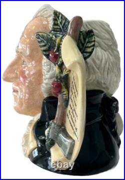 SCARCE Royal Doulton George Washington D6965 Large Character Jug LIMITED EDTN