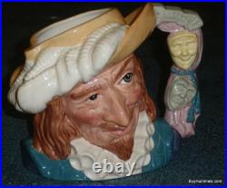 Scaramouche Character Toby Jug D6814 by Royal Doulton Colourway RARE GIFT