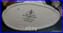 Scaramouche Character Toby Jug D6814 by Royal Doulton Colourway RARE GIFT