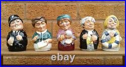 Set Of 25 Doultonville Character Jugs By Royal Doulton Boxed