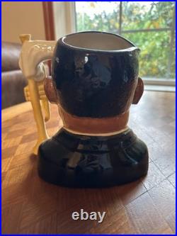 Signed Royal Doulton Toby Jug Large Louis Armstrong