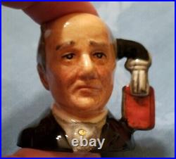 Six Royal Doulton Tiny Miniature Character Jugs D7011- D7016