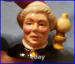 Six Royal Doulton Tiny Miniature Character Jugs D7011- D7016