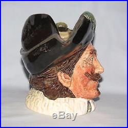 Super scarce Royal Doulton large size Cavalier with Goatee character jug
