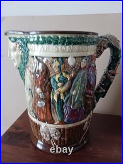 Superb Royal Doulton William Shakespeare Jug by Charles Noke. 27cm. C1933