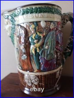 Superb Royal Doulton William Shakespeare Jug by Charles Noke. 27cm. C1933