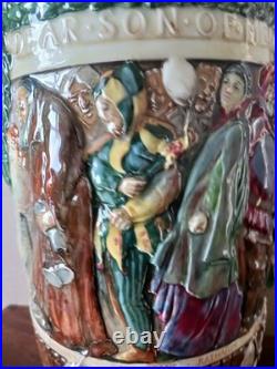 Superb Royal Doulton William Shakespeare Jug by Charles Noke. 27cm. C1933
