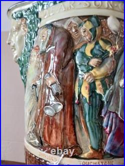 Superb Royal Doulton William Shakespeare Jug by Charles Noke. 27cm. C1933