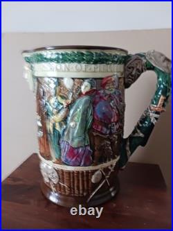Superb Royal Doulton William Shakespeare Jug by Charles Noke. 27cm. C1933